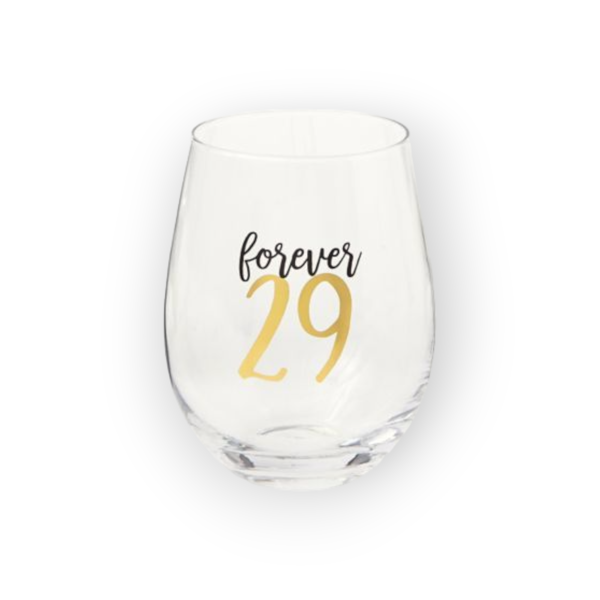 Mud Pie Forever 29 Wine Glass