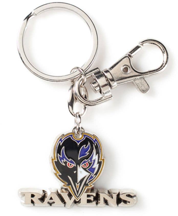 Aminco USA - NFL Baltimore Ravens Logo Heavyweight Keychain