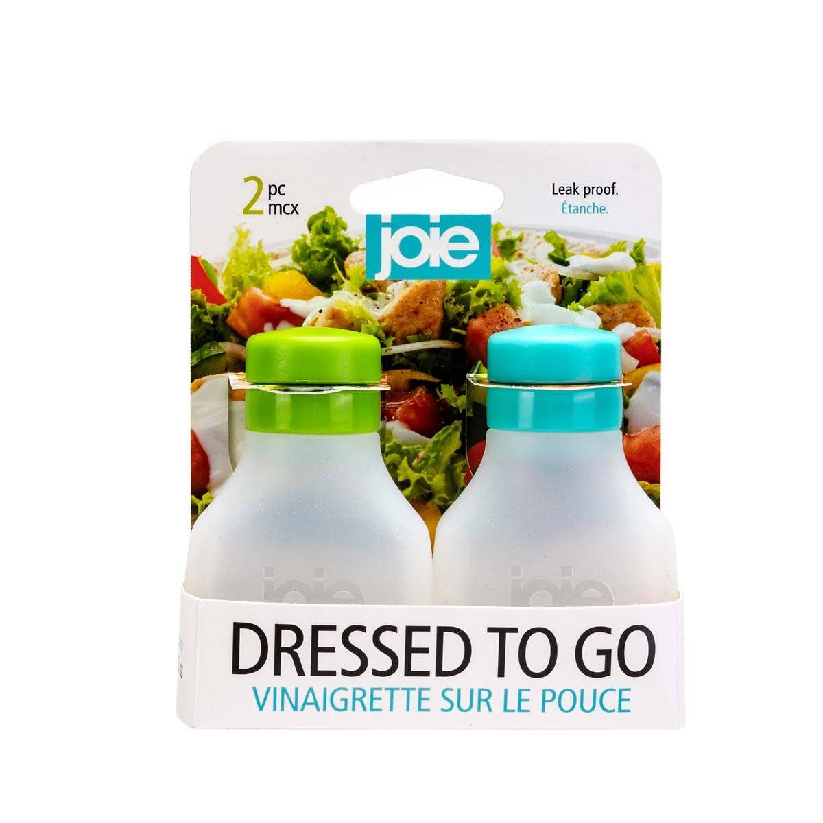 HIC - Harold Import Co. - Joie Dressed To Go Dressing Bottles, Set of