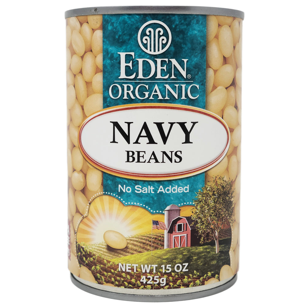 Eden Organic No Salt Added Navy Beans-15 oz.