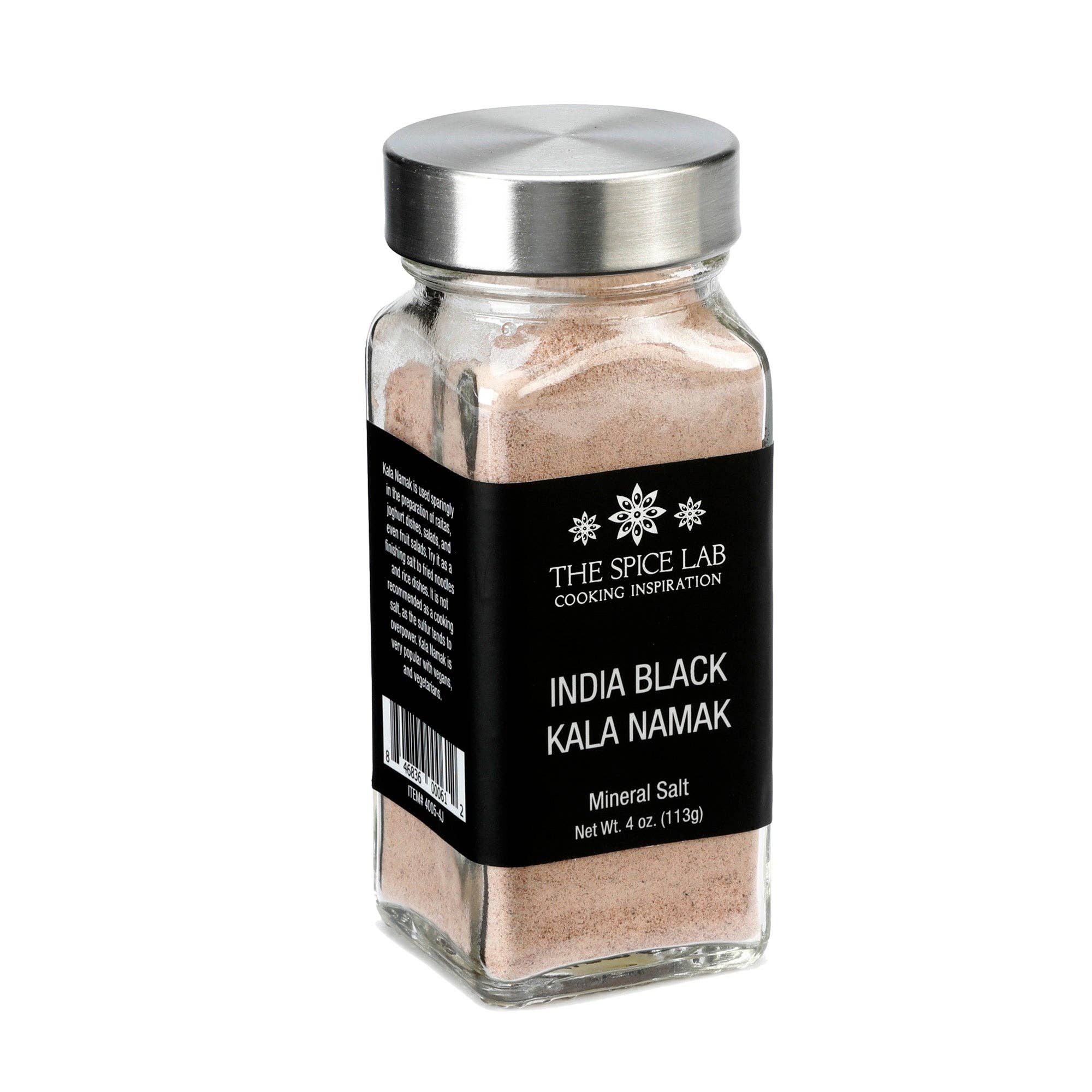 THE SPICE LAB - India Kala Namak Black Salt (Fine Grain) - 4 oz