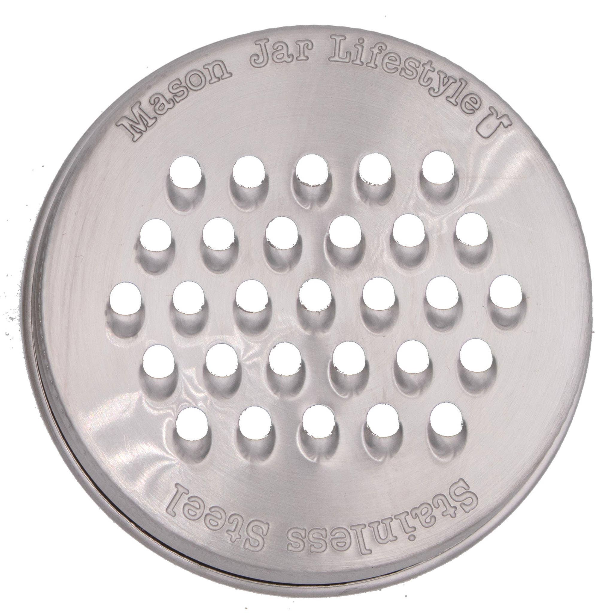 Mason Jar Lifestyle - Grater / Shredder Lid for Mason Jars: Regular mo