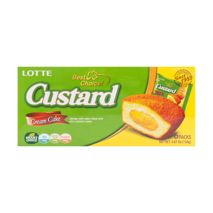 Lotte Custard Cream Cake