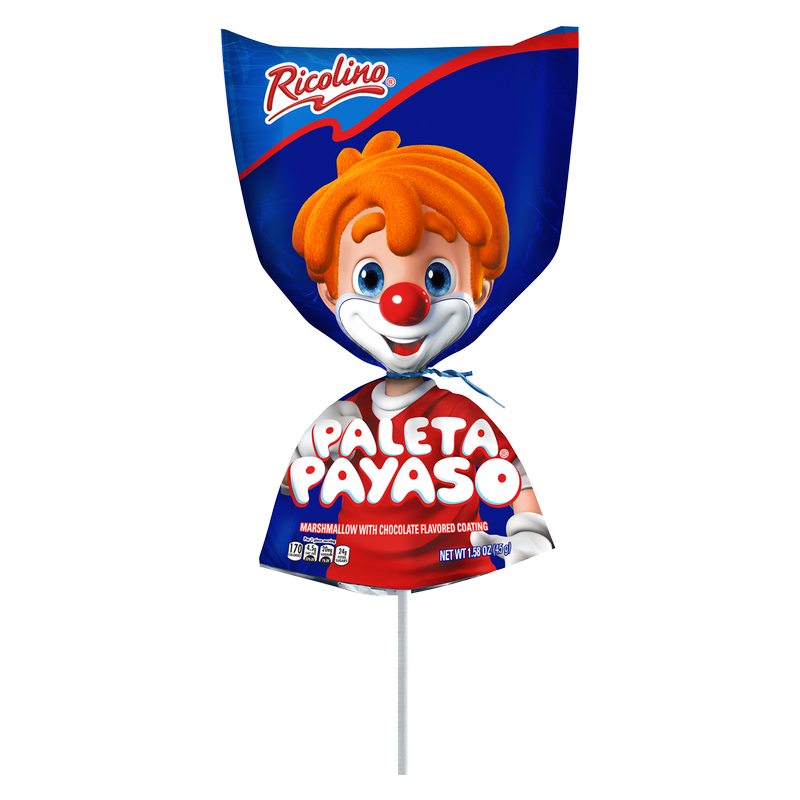 Paleto Payaso Chocolate Coated Marshmallow