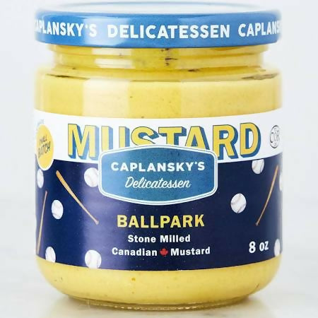 Caplansky’s Deli Mustard - Ballpark Mustard, Kosher Jar - 12 Jars x 235 mL (8 fl oz) case