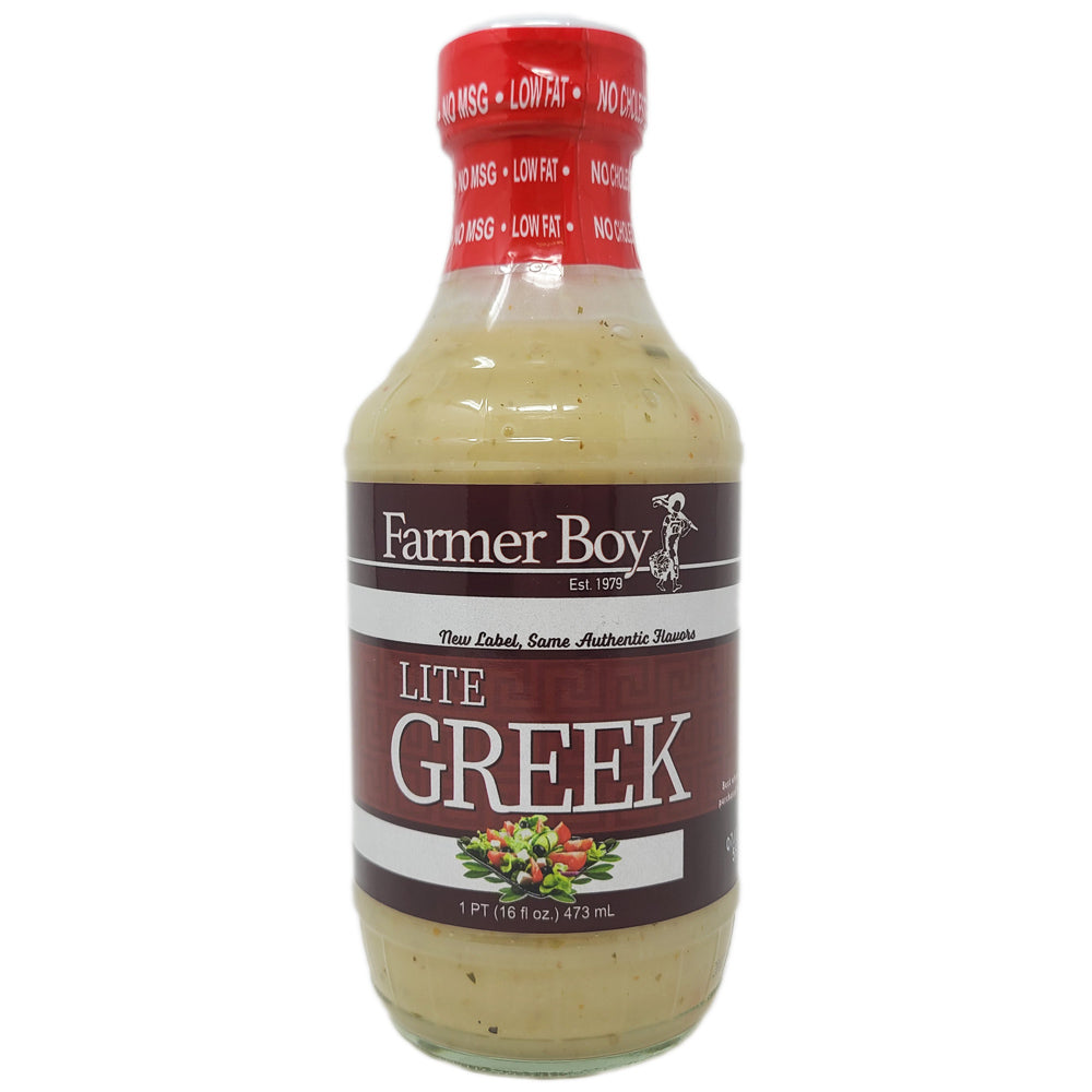 Farmer Boy Restaurant Lite Greek Dressing NO Sodium!
