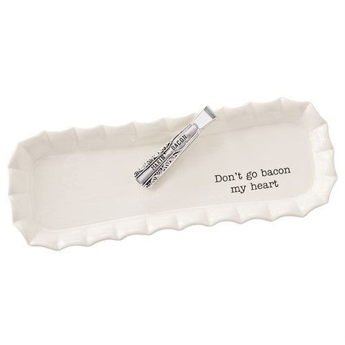 Mud Pie Bacon Tray Set