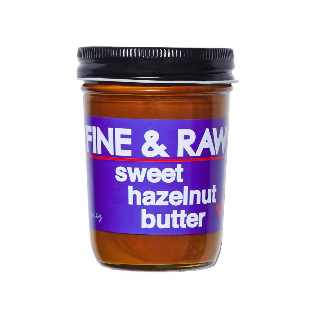 Fine and Raw Hazelnut Butter, Chocolate, Sweet, Organic, Fair Trade - 12 Jars x 8oz case