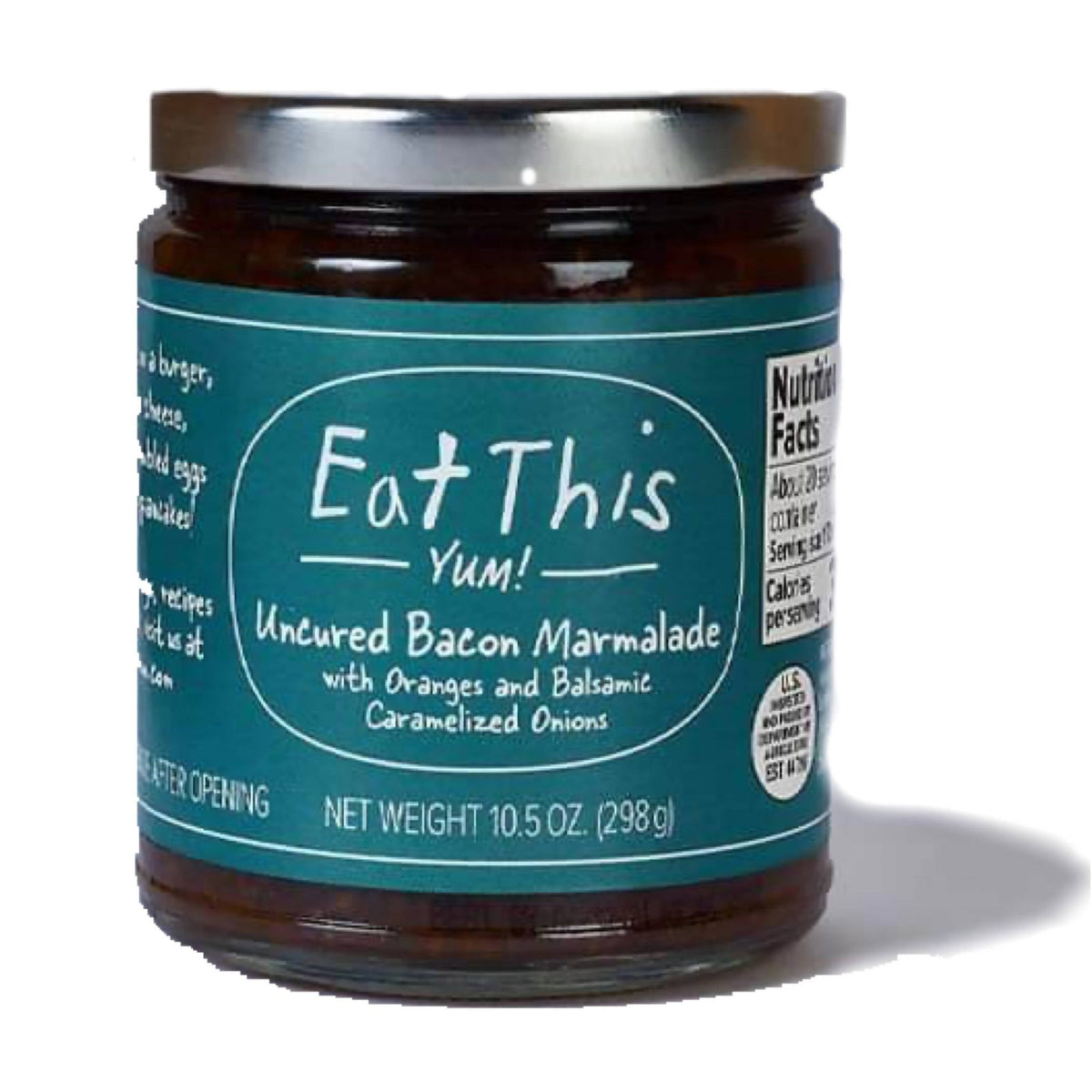 Bacon Jam Marmalade Jars - 12 Jars x 10.5oz