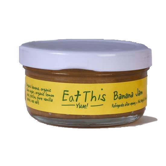 Banana Jam Jars 100% Organic Jars - 12 x 2oz