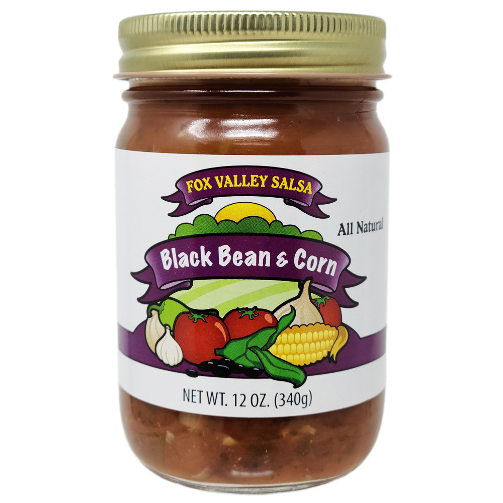 Fox Valley Black Bean and Corn Salsa-12 oz.