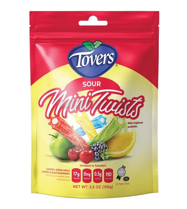 Tovers Sour Mini Twists, 5.5 oz