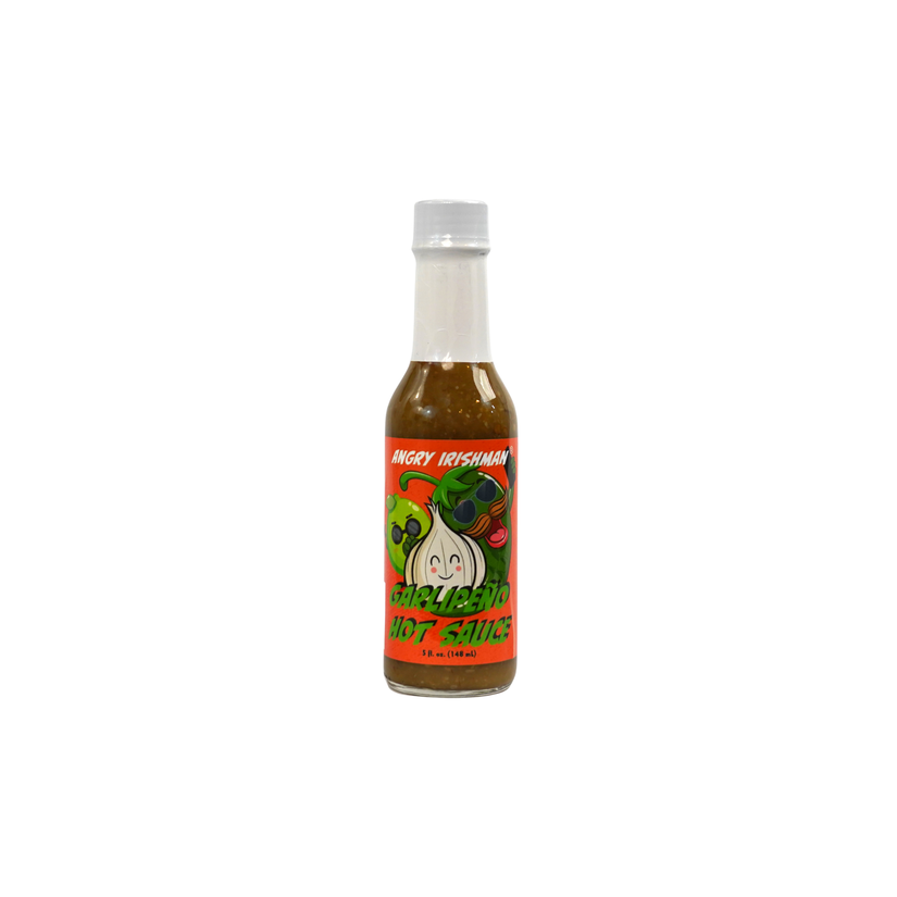 Angry Irishman Garlipeno Hot Sauce