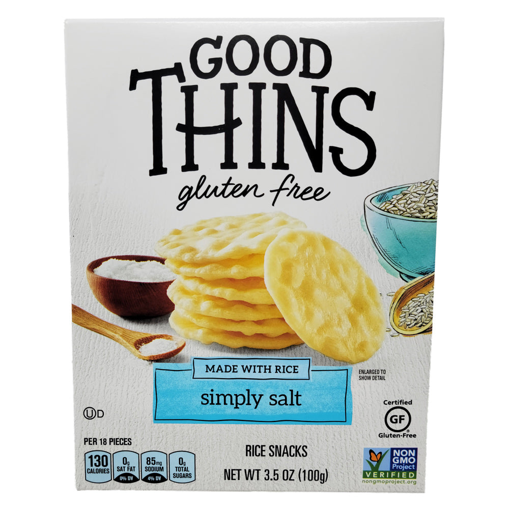 Good Thins Gluten Free Simply Salt Rice Snacks - 3.5 oz
