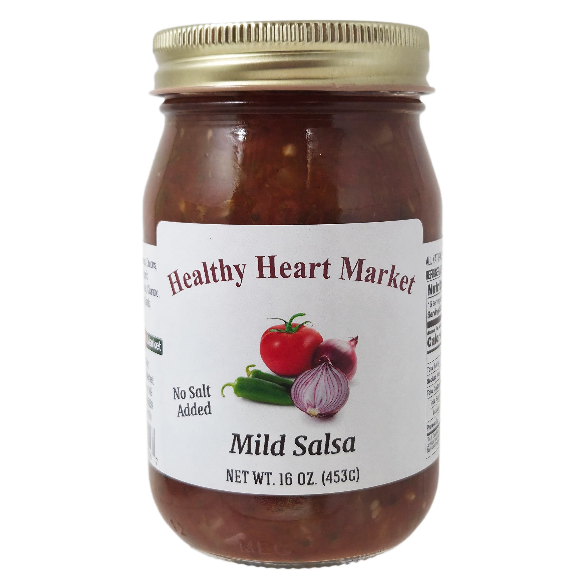 Healthy Heart Market No Salt Added Mild Salsa - 16oz.