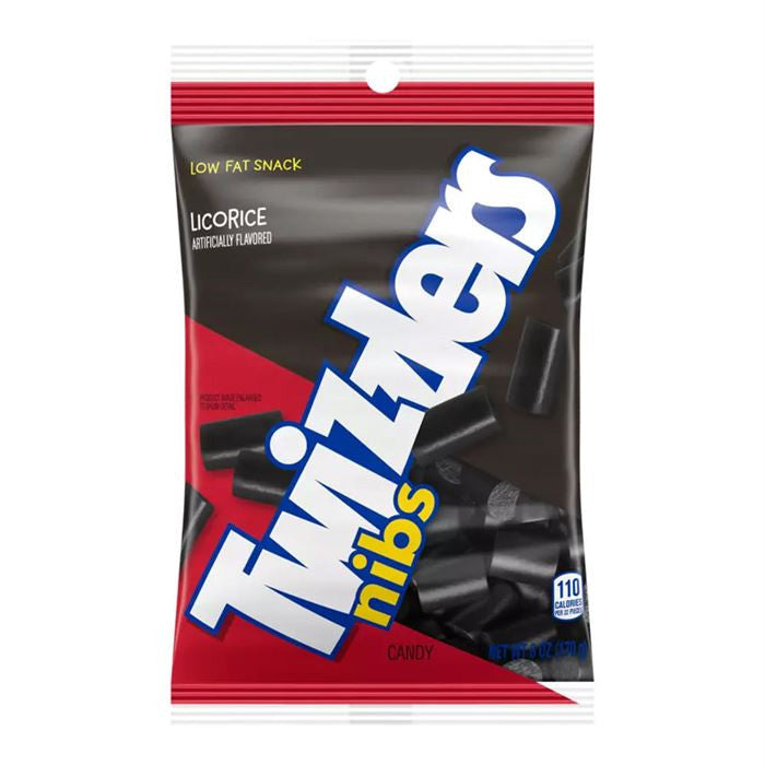 Twizzlers Nibs - Black Licorice - 6 oz