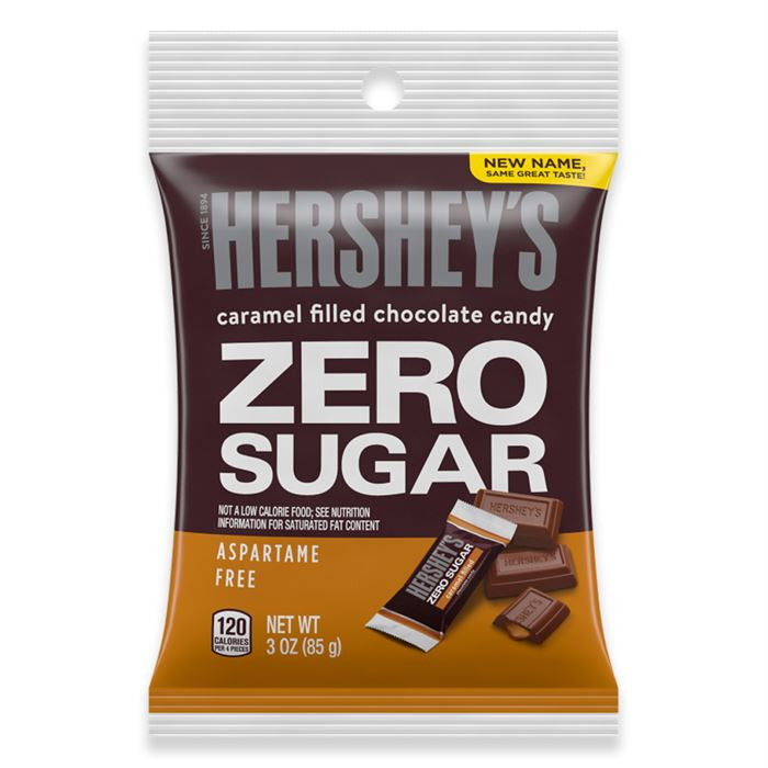 Hershey's Zero Sugar Caramel Filled - 3 oz Bag