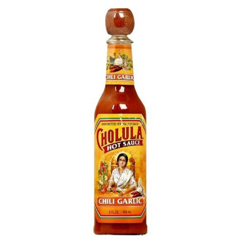 Cholula Chili Garlic Hot Sauce With The Wooden Stopper Top