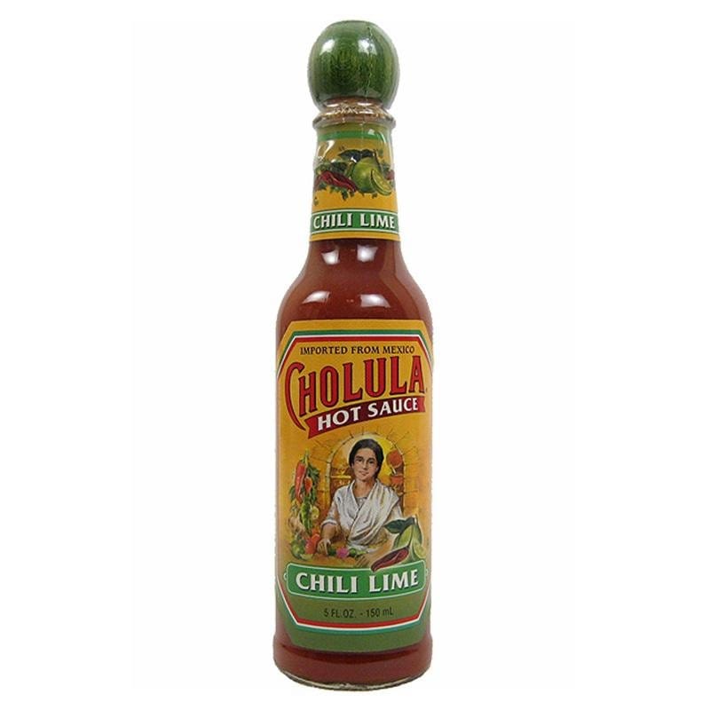 Cholula Chili Lime Hot Sauce With The Wooden Stopper Top