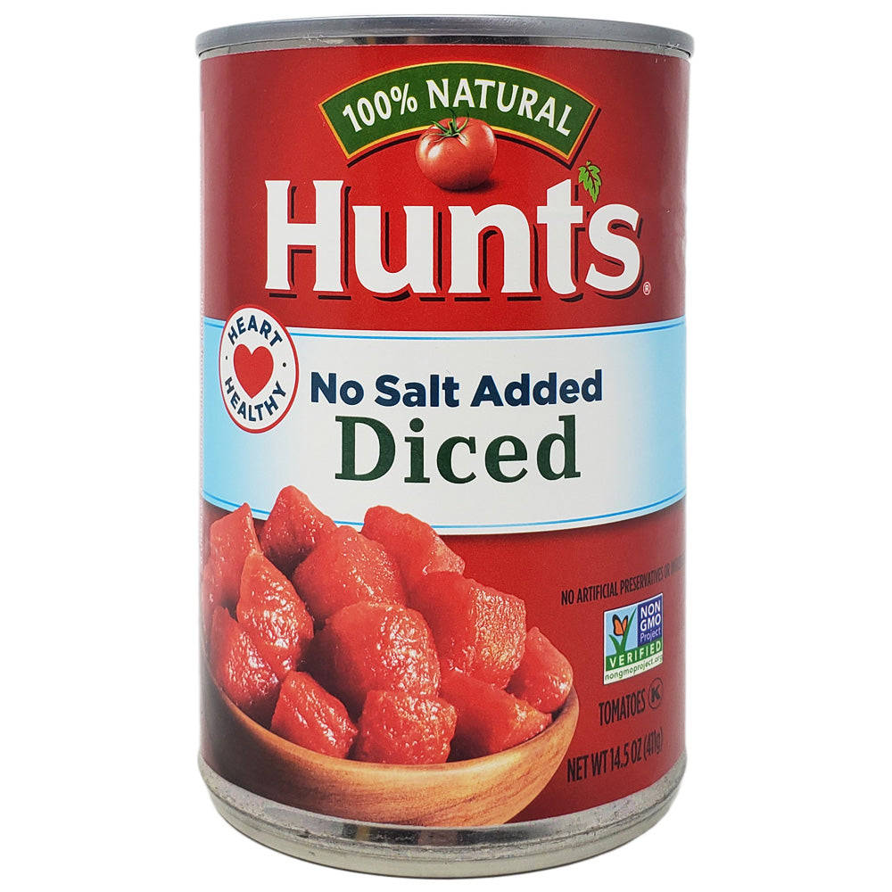 Hunts No Salt Added Diced Tomatoes-14.5 oz
