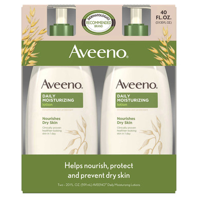 Aveeno Daily Moisturizing Lotion 20 fl oz., 2 Count
