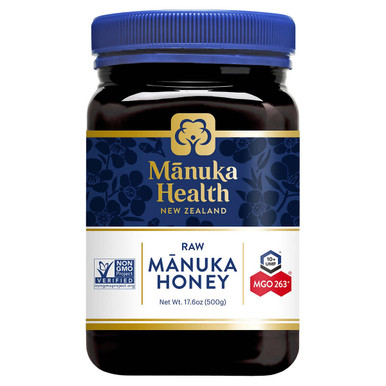Manuka Health Raw Manuka Honey, UMF 10+, MGO 263+, 17.6 oz, New Zealand