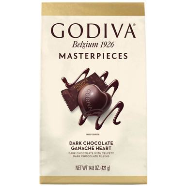 Godiva Masterpieces Dark Chocolate Ganache Heart, 14.8 oz.