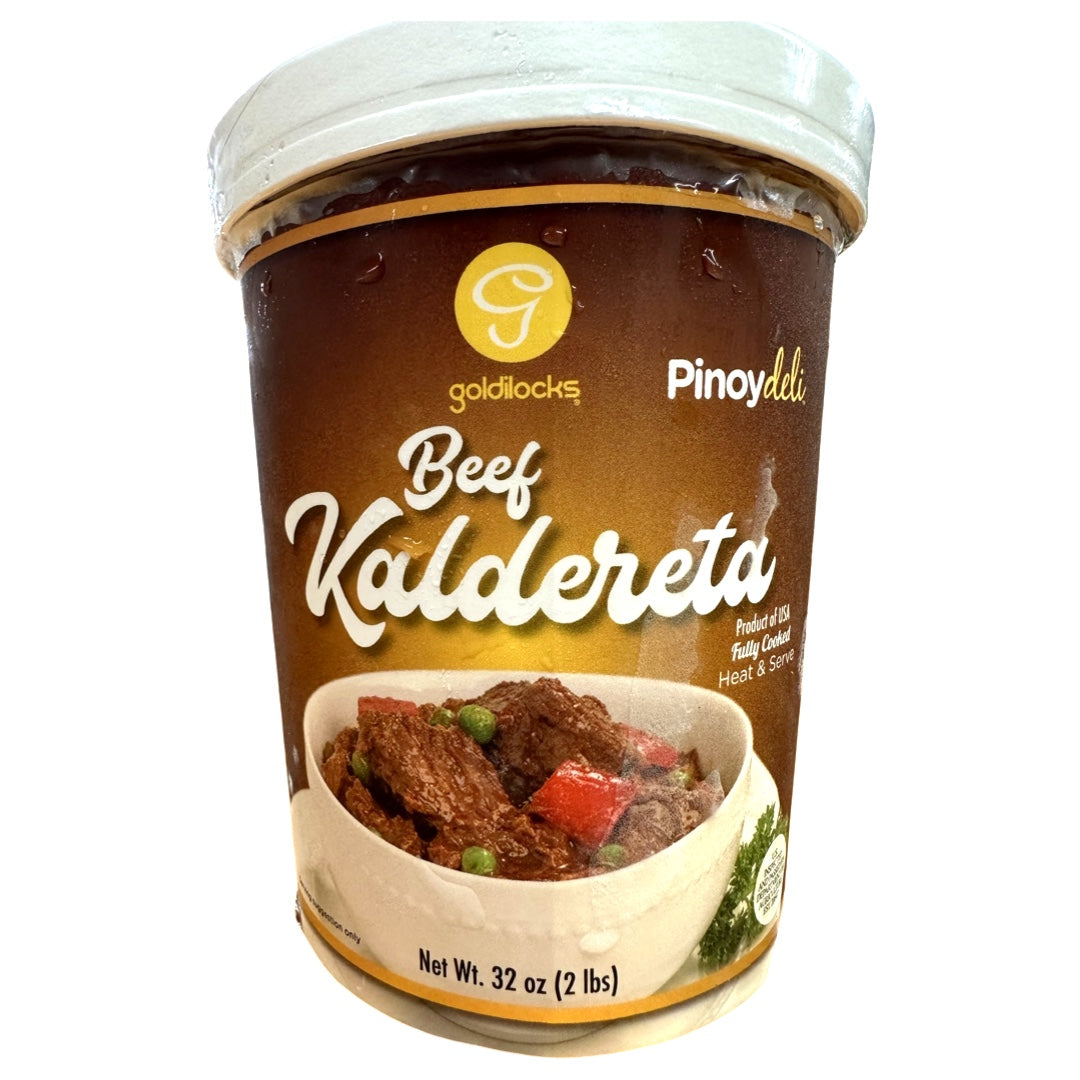 Goldilocks - Beef Kaldereta- Fully Cooked - Heat and Serve - 2 LBS