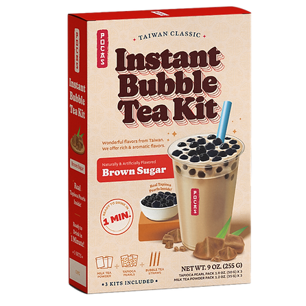 Instant Bubble Tea Kit Brown sugar