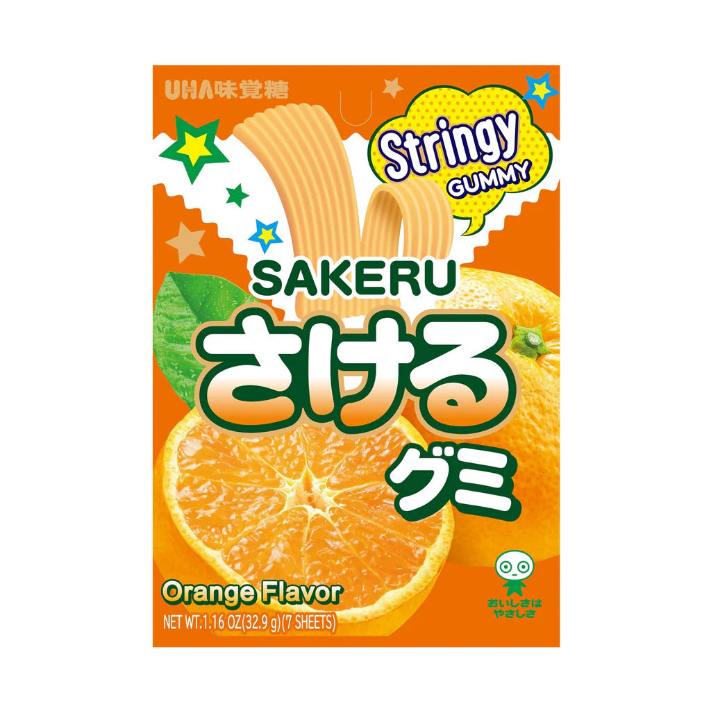 Uha Sakeru Gummy: Orange (7 pieces)