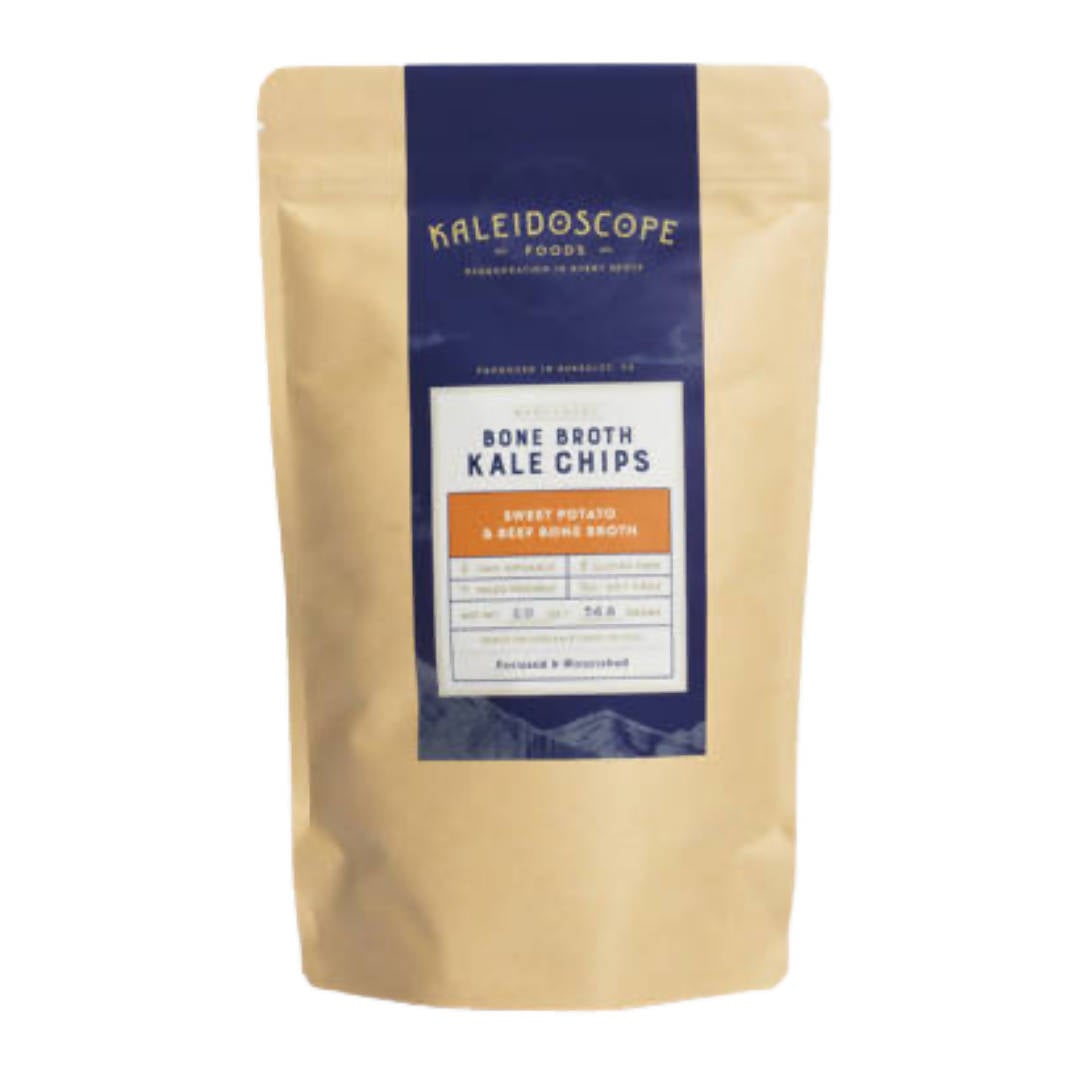 Sweet Potato & Beef Bone Broth Kale Chip Bags - 12 x 2oz