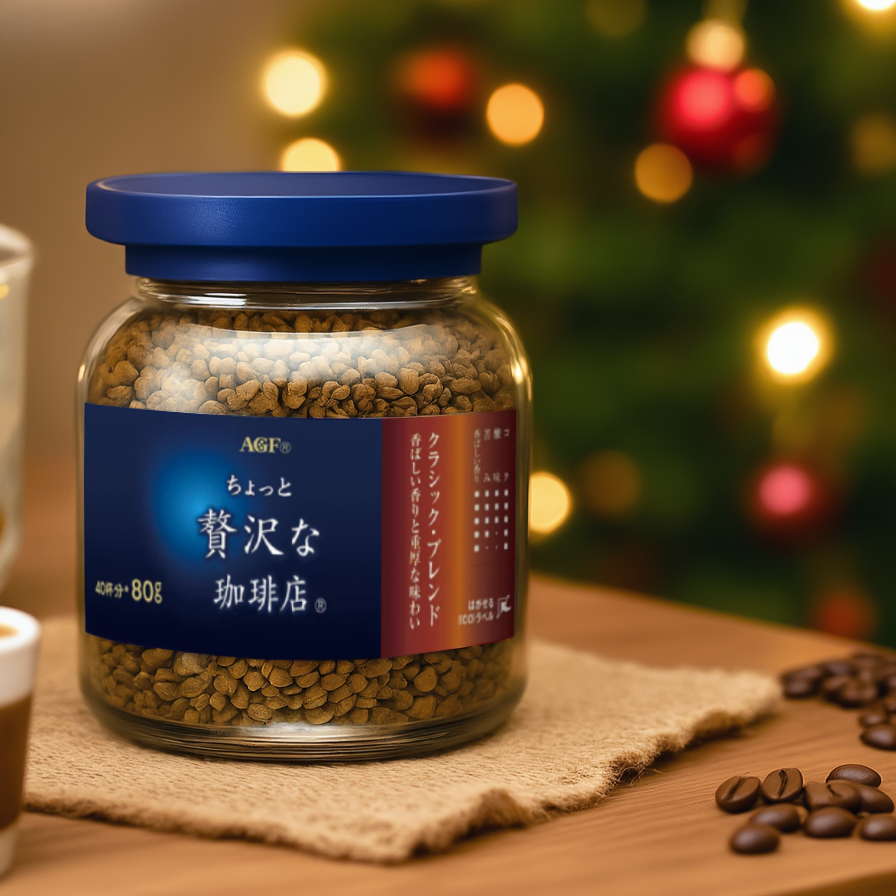 AGF A Little Luxury Coffee Shop Classic Blend 80g x 2 Bottles Made in JAPAN - Tokyo Sakura Mall