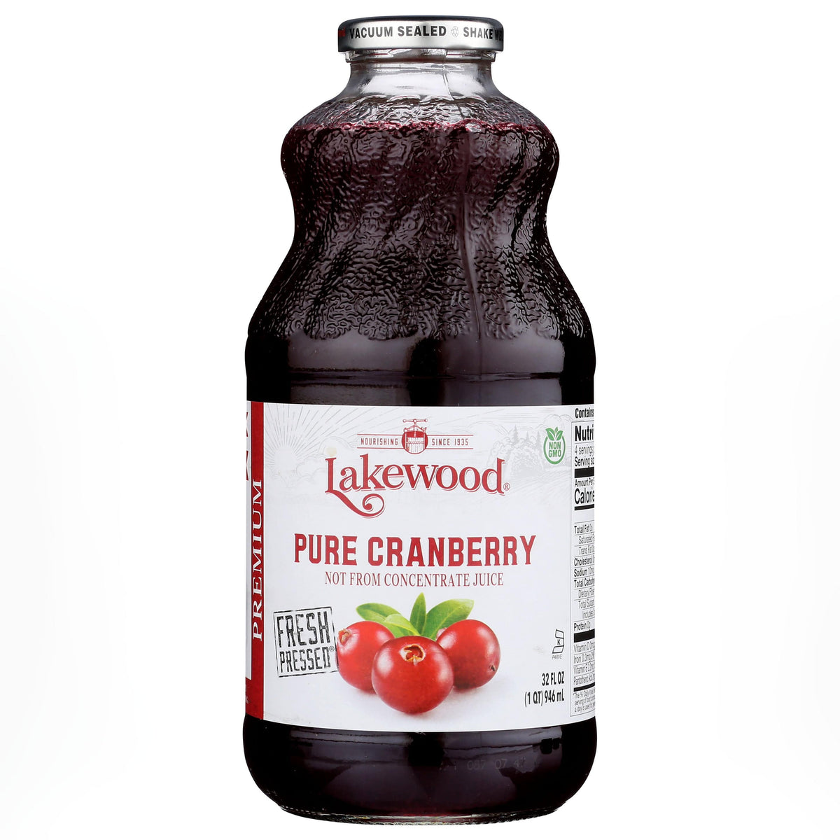 Cranberry Juice, Pure, Lakewood