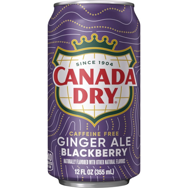 Canada Dry Ginger Ale Blackberry
