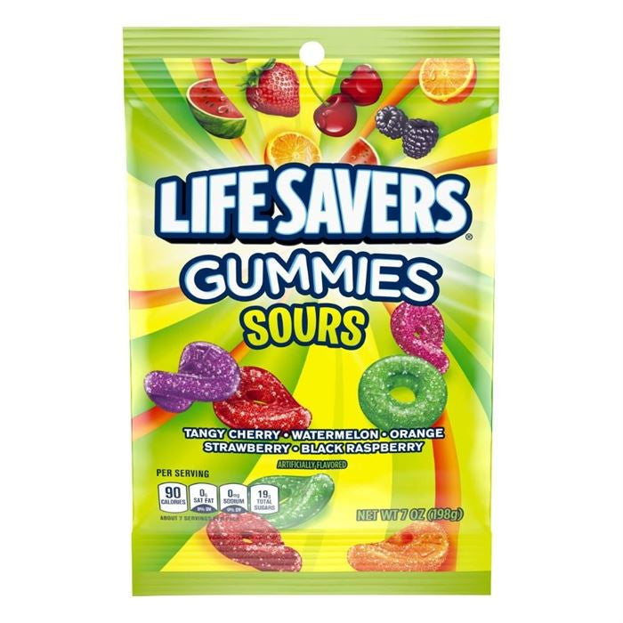 Lifesavers Gummies Sours - 7 oz Bag