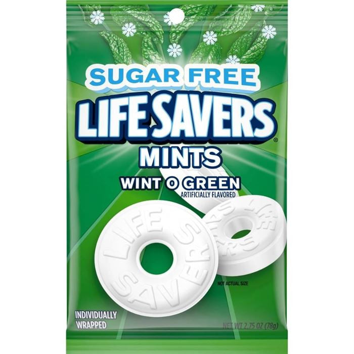 Sugar Free Lifesavers Wint-O-Green - 2.75 oz