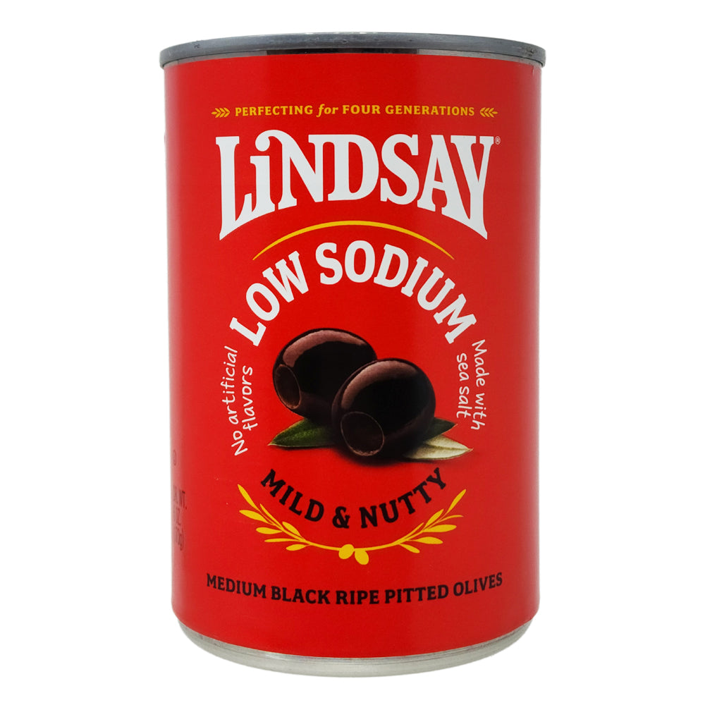Low Sodium Pitted Black Olives - Lindsay