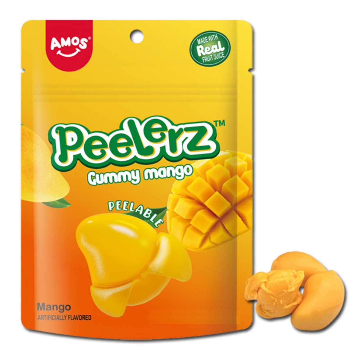 Amos Peelerz Gummy Mango 170G