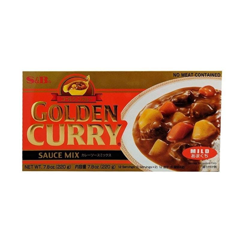S&B Golden Curry Japanese Curry Mix Mild 7.8 oz
