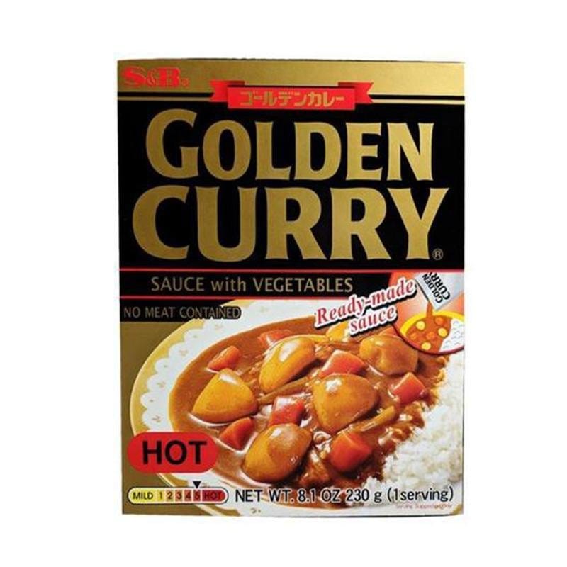 S&B Golden Curry Sauce with Vegetables Hot