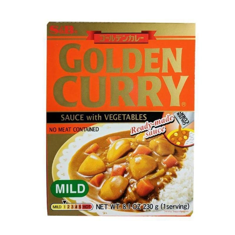 S&B Golden Curry Sauce with Vegetables Mild