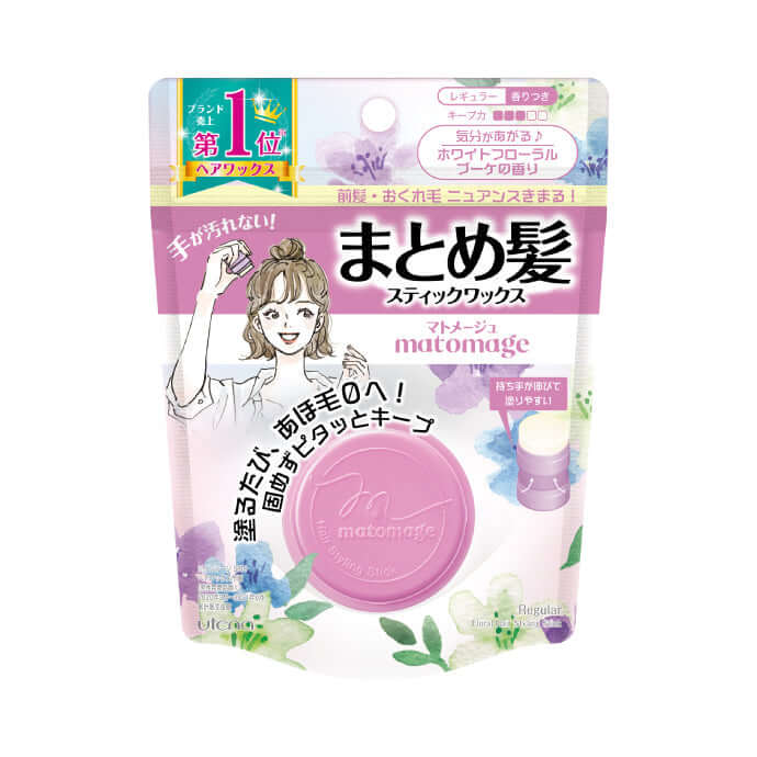 Utena Matomage Hair Stick Type Wax Regular White Floral Bouquet