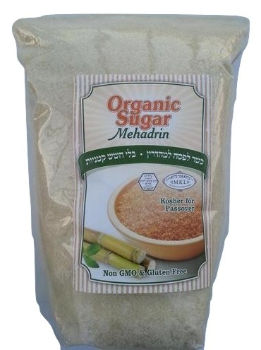 Oragnic Sugar Mehadrin Kosher for Passover, 3 lb.