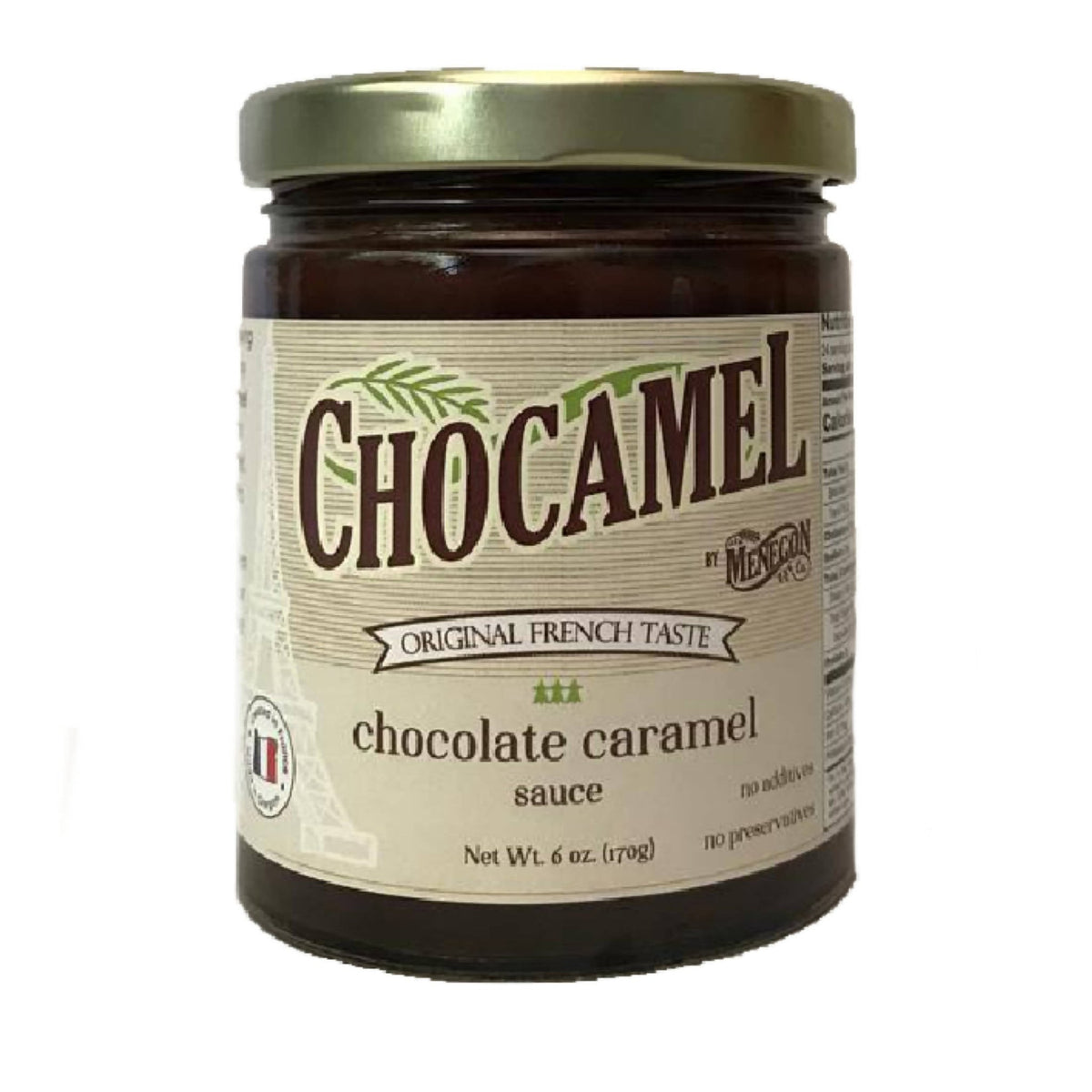 Chocamel Sauce - French Chocolate Caramel Sauce Jars - 12 x 6oz