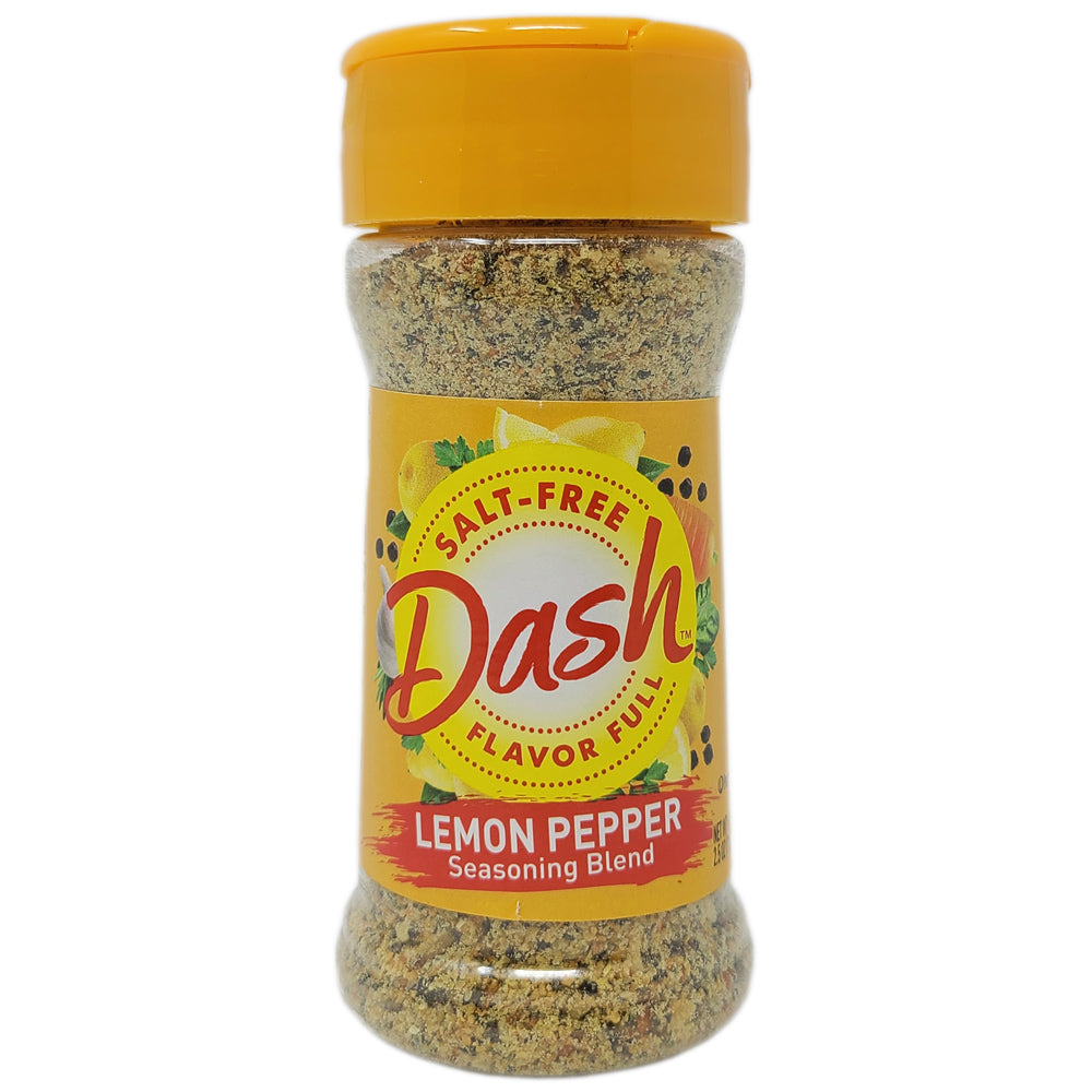 Dash Lemon Pepper Salt Free Seasoning Blend-2.5 oz.