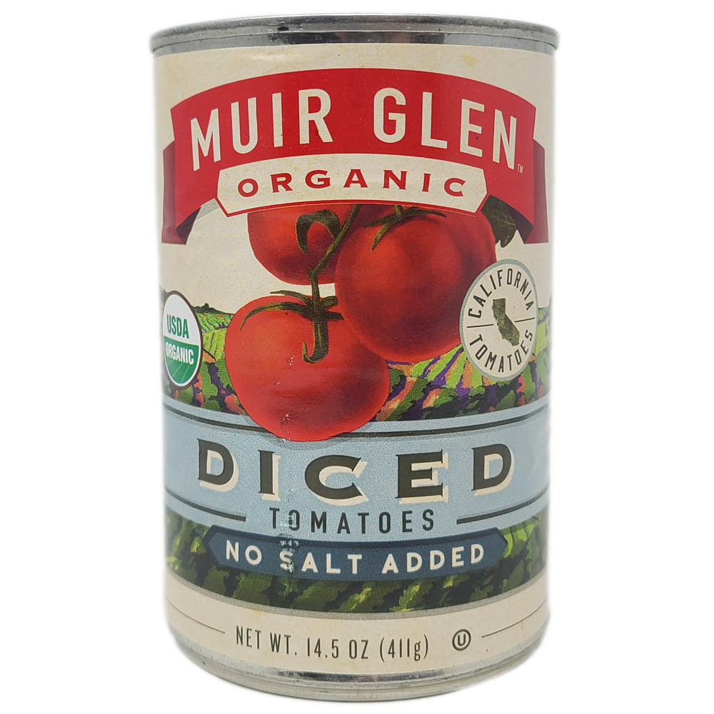 Muir Glen Organic Diced Tomatoes- No Salt Added