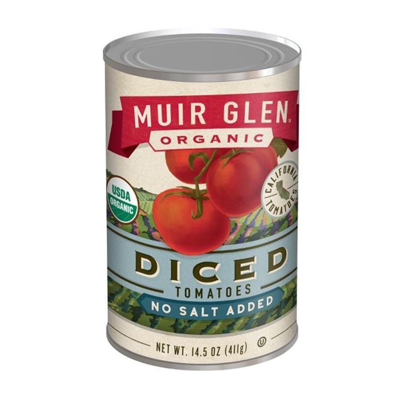 Muir Glen Organic Diced Tomatoes no Salt Added