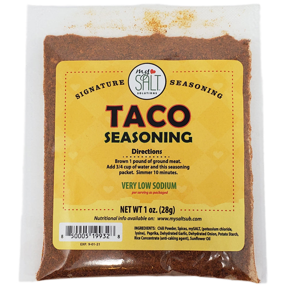 MySalt Low Sodium Taco Seasoning - 1oz.