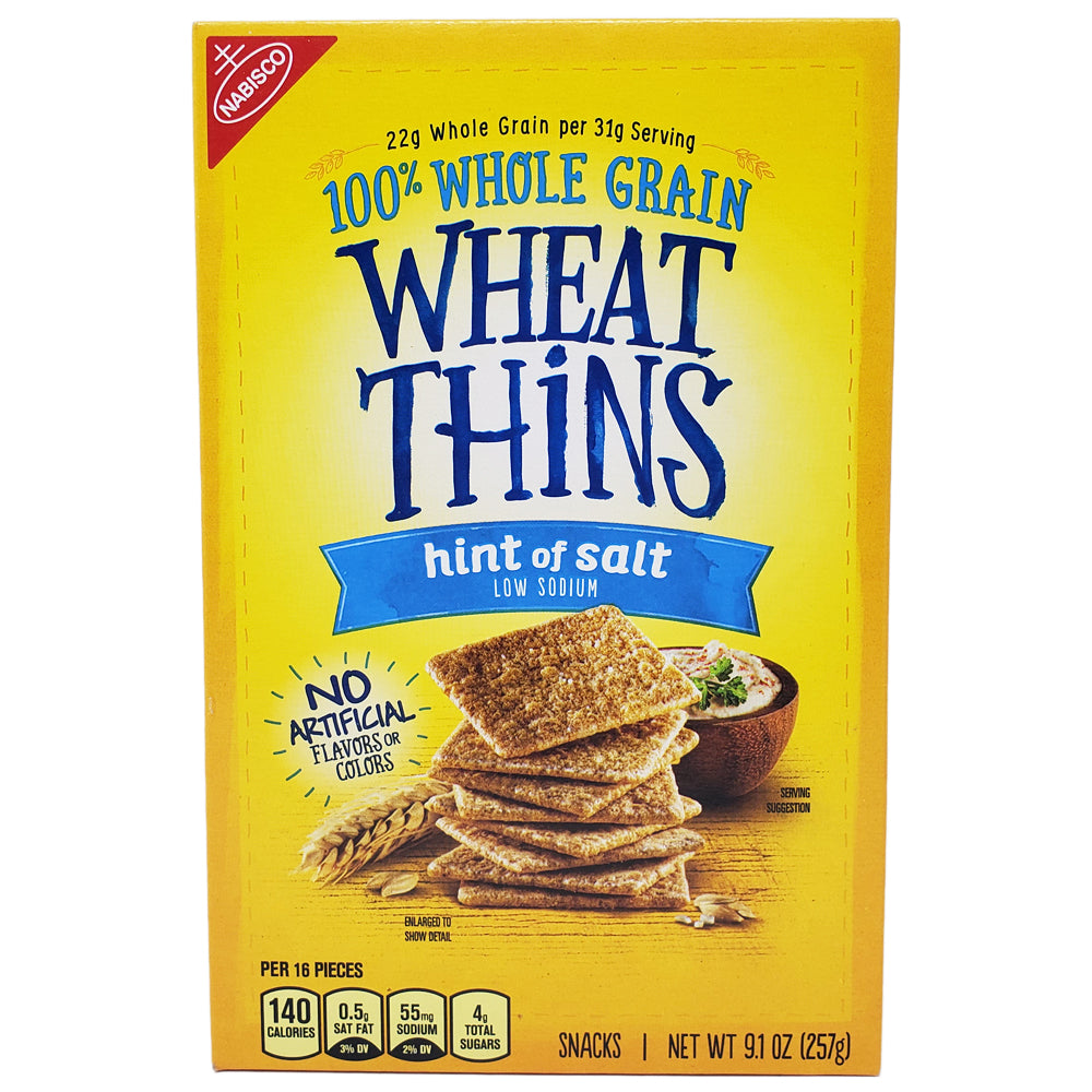 Wheat Thins Hint of Salt Crackers - 9.1oz.