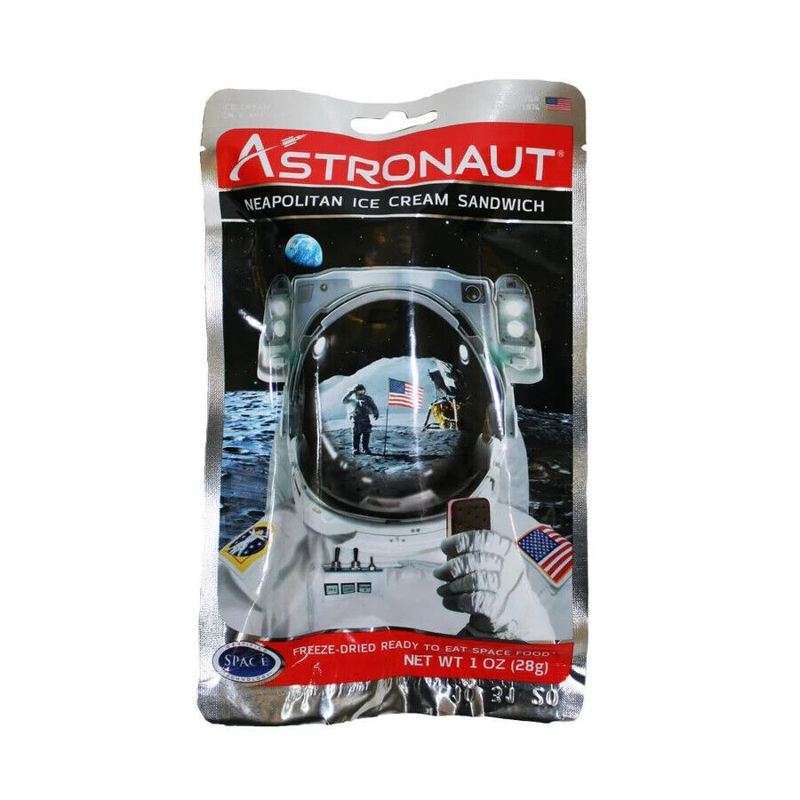 Astronaut Neapolitan Ice Cream Sandwich